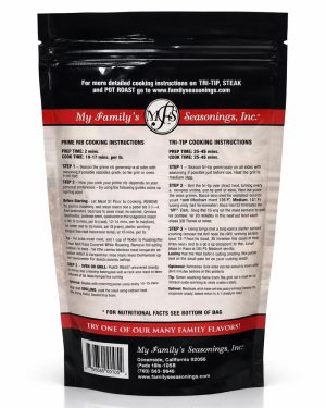 My Family’s Prime Rib Dry Rub (10.2 oz) – Best Value All Natural Seasoning | Gluten Free, No MSG